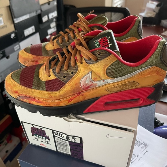 Nike | Shoes | Custom Nike Air Max 97 Freddy Kruger | Poshmark